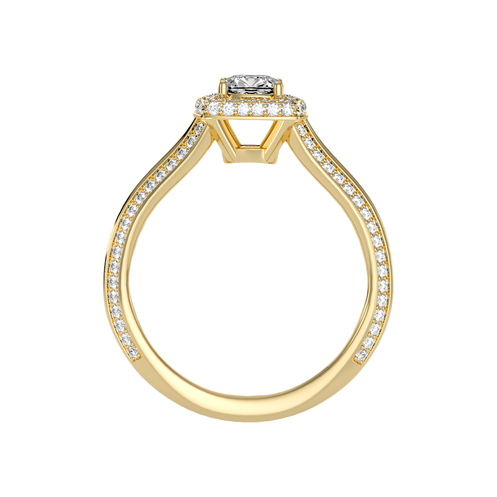 Nice Solitaire Ring In 925 Sterling Silver - Twelve