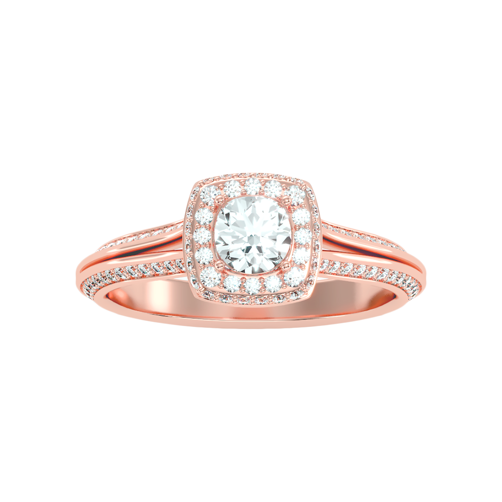 Nice Solitaire Ring In 925 Sterling Silver - Two