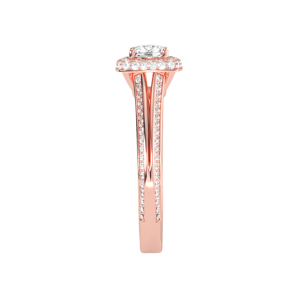 Nice Solitaire Ring In 925 Sterling Silver - Three