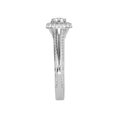Nice Solitaire Ring In 925 Sterling Silver - Seven