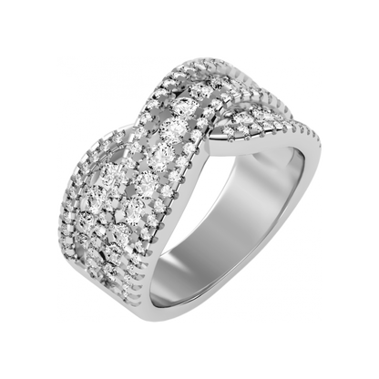 Noble Half Eternity Ring - Two