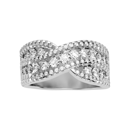 Noble Half Eternity Ring - Four