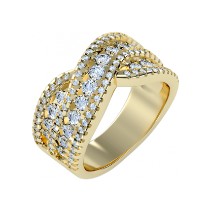 Noble Half Eternity Ring - Six