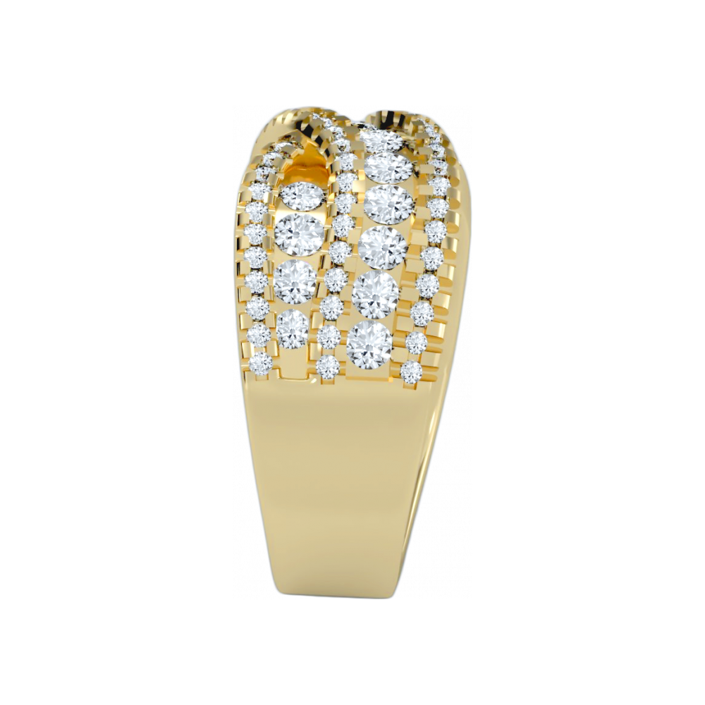Noble Half Eternity Ring - Seven