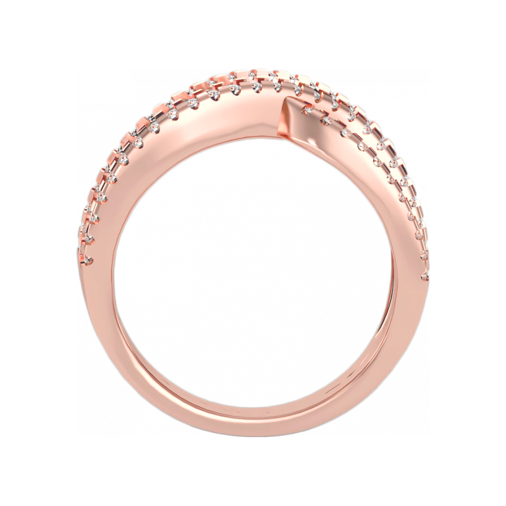Noble Half Eternity Ring In 925 Sterling Silver - Nine