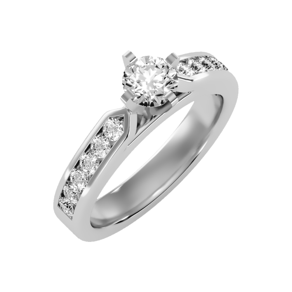 Noble Solitaire Ring - Five