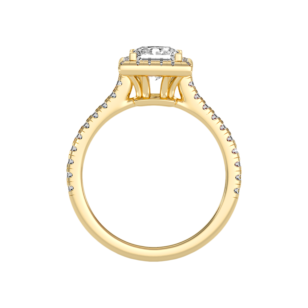 Noor Solitaire Ring In 925 Sterling Silver - Twelve