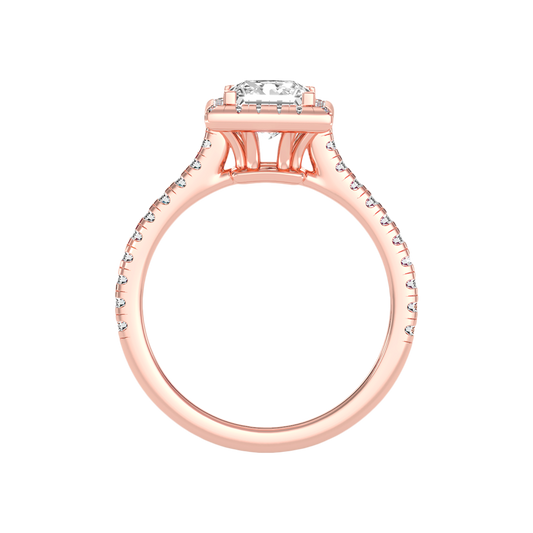 Noor Solitaire Ring In 925 Sterling Silver - Two