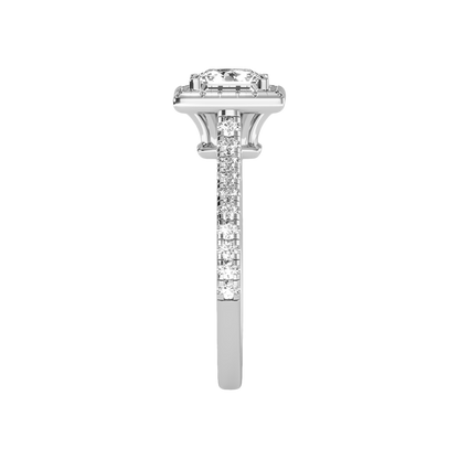 Noor Solitaire Ring In 925 Sterling Silver - Seven