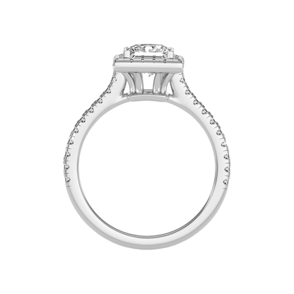 Noor Solitaire Ring In 925 Sterling Silver - Eight