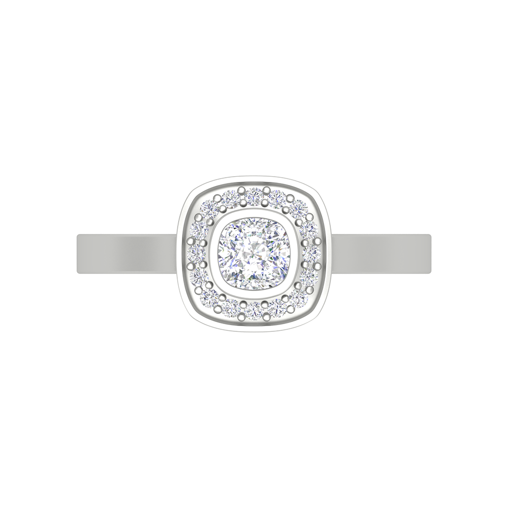 Nova Diamond Band In 925 Sterling Silver - Seven