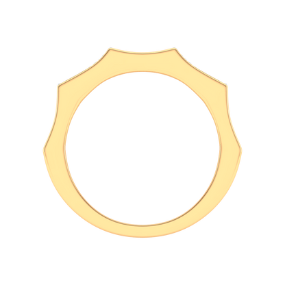 Oceane Broad Band Diamond Ring - Twelve