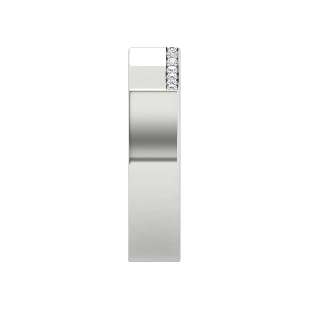 Oceane Broad Band Diamond Ring - Seven