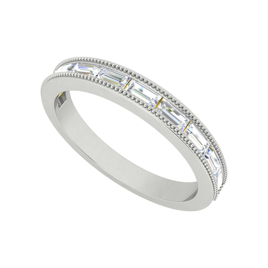 Oceanic Stackable Ring In 925 Sterling Silver - One