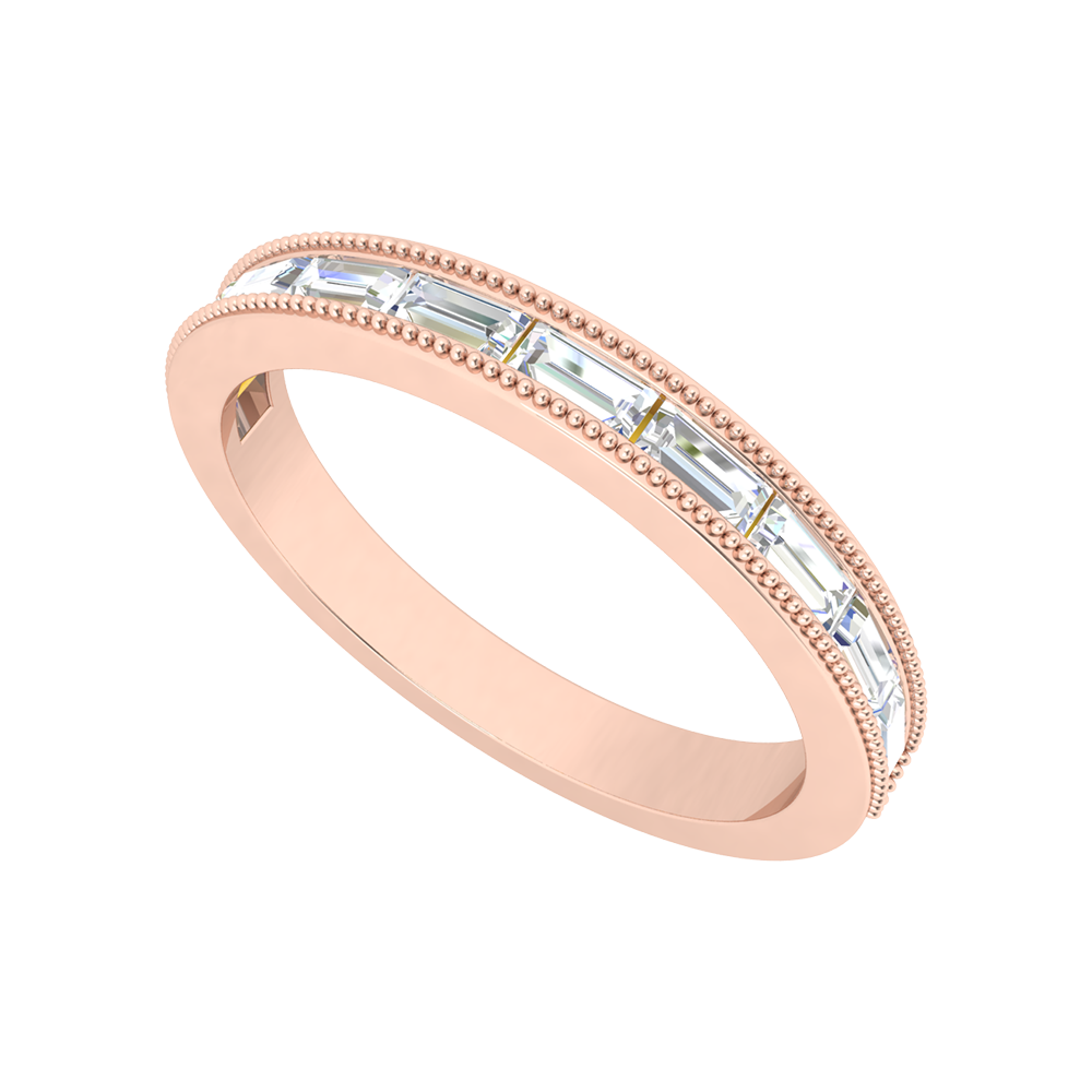 Oceanic Stackable Ring In 925 Sterling Silver - Five