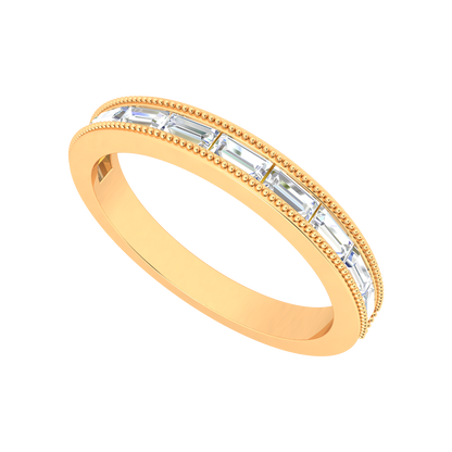 Oceanic Stackable Ring In 925 Sterling Silver - Nine
