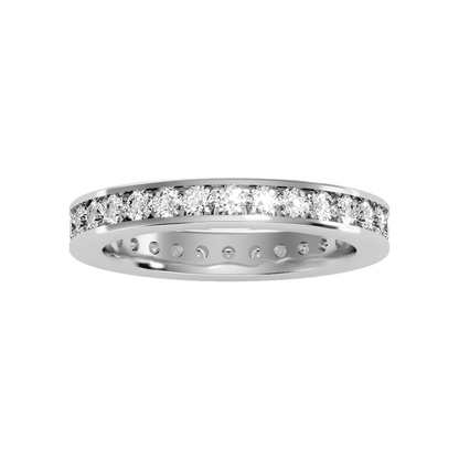 Ocean Eternity Band In 925 Sterling Silver - Two