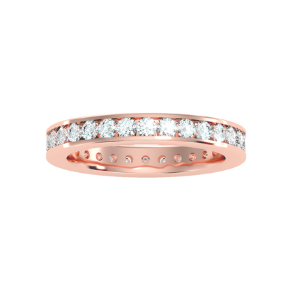Ocean Eternity Band In 925 Sterling Silver - Six