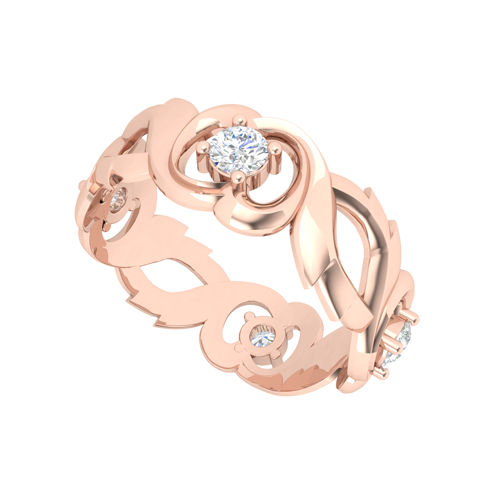 Ocean Pink Cluster Ring - One