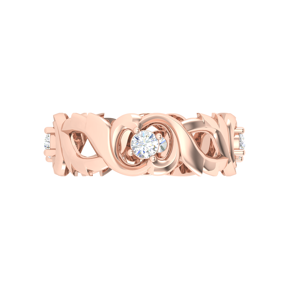 Ocean Pink Cluster Ring - Two