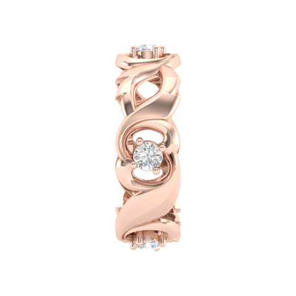 Ocean Pink Cluster Ring - Three