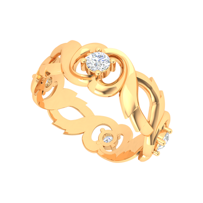 Ocean Pink Cluster Ring - Nine