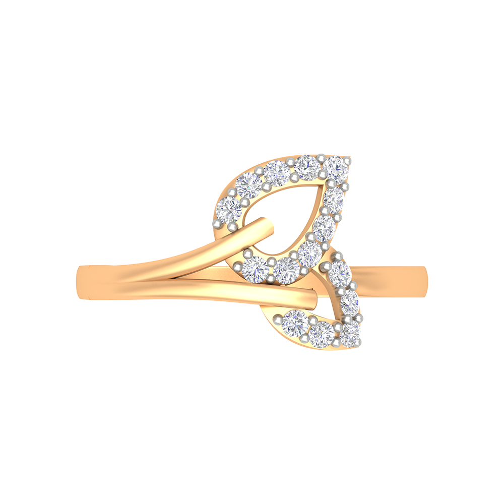 Onfroy Diamond Ring In 925 Sterling Silver - Ten