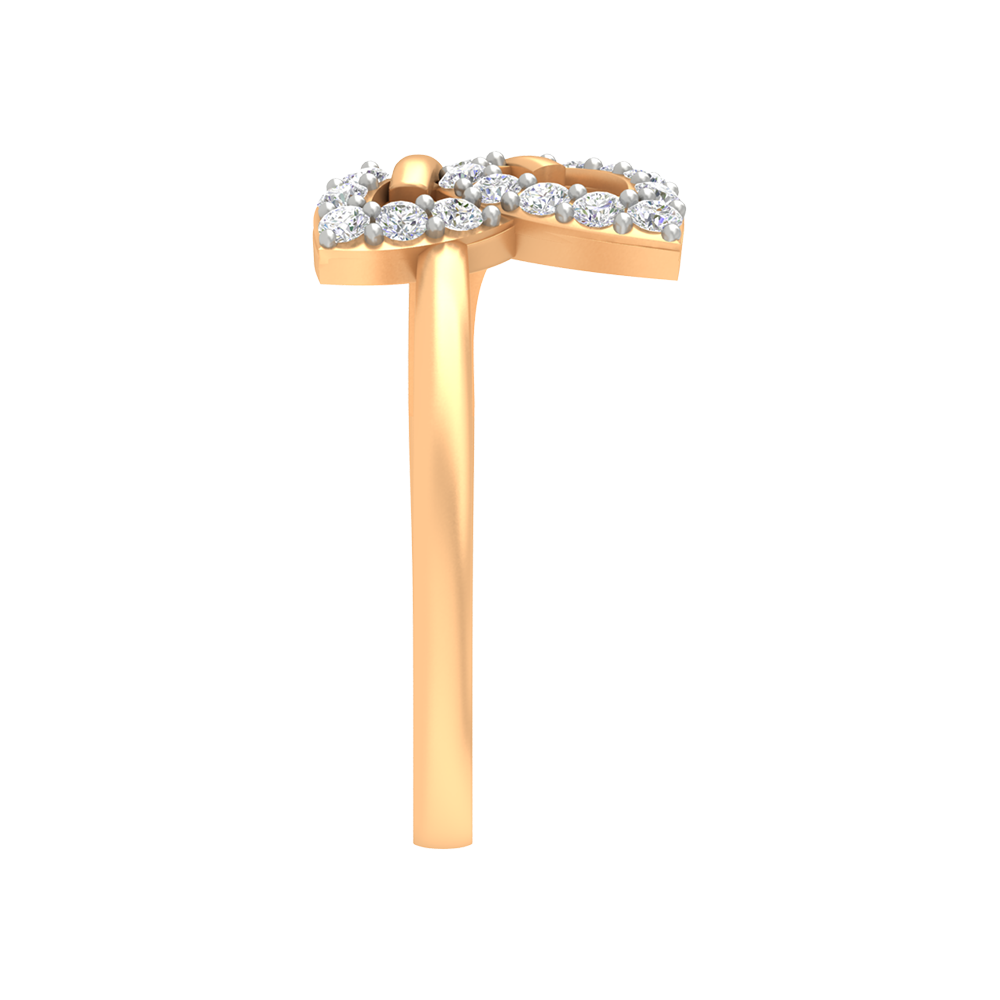 Onfroy Diamond Ring In 925 Sterling Silver - Eleven