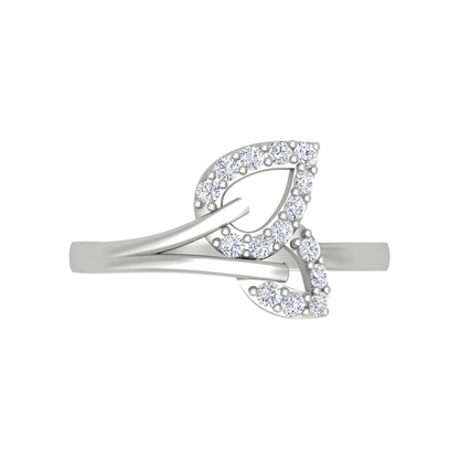 Onfroy Diamond Ring In 925 Sterling Silver - Three