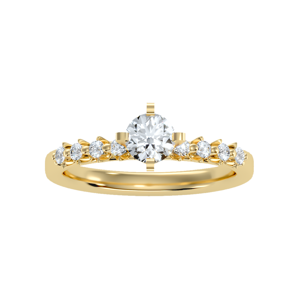 Opulent Solitaire Ring - Ten