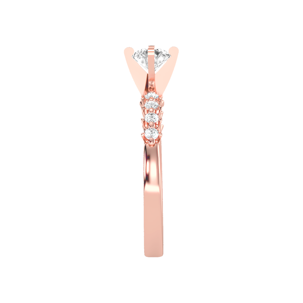 Opulent Solitaire Ring - Four