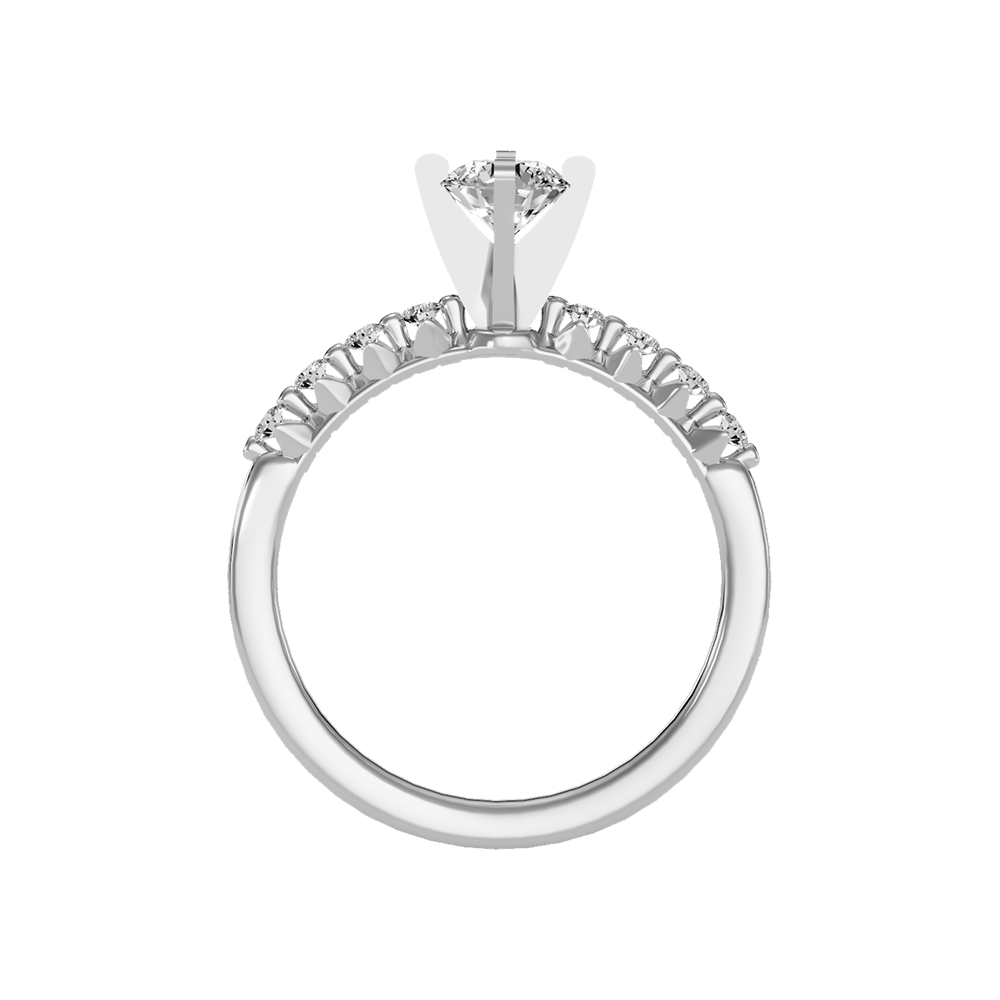 Opulent Solitaire Ring - Eight