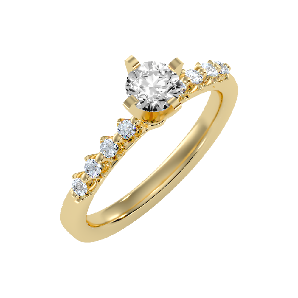 Opulent Solitaire Ring - Nine