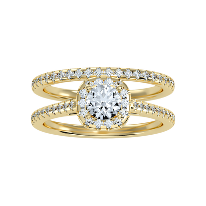Oriental Bridal Ring Set In 925 Sterling Silver - Ten