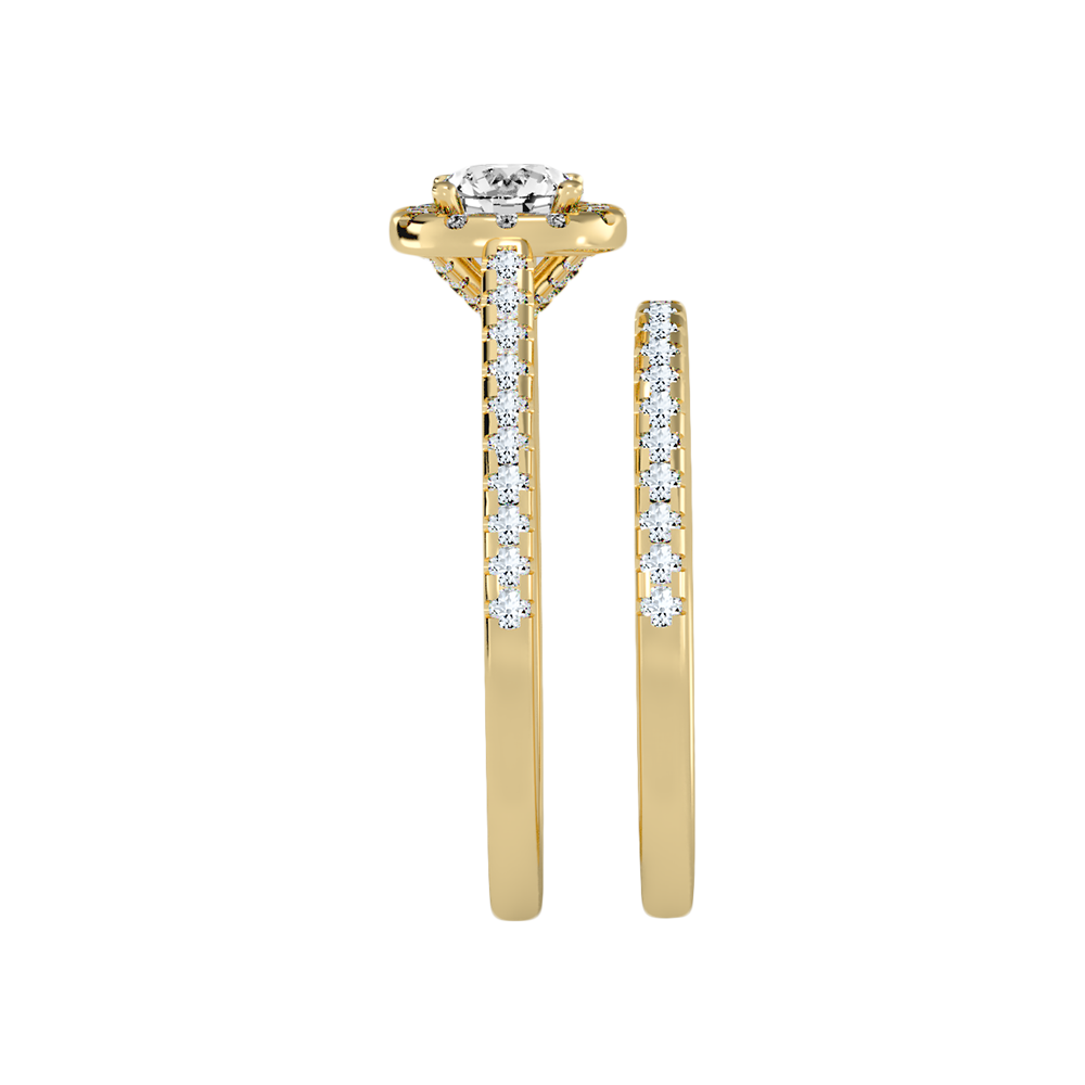 Oriental Bridal Ring Set - Eleven
