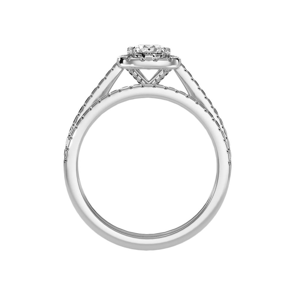 Oriental Bridal Ring Set In 925 Sterling Silver - Three
