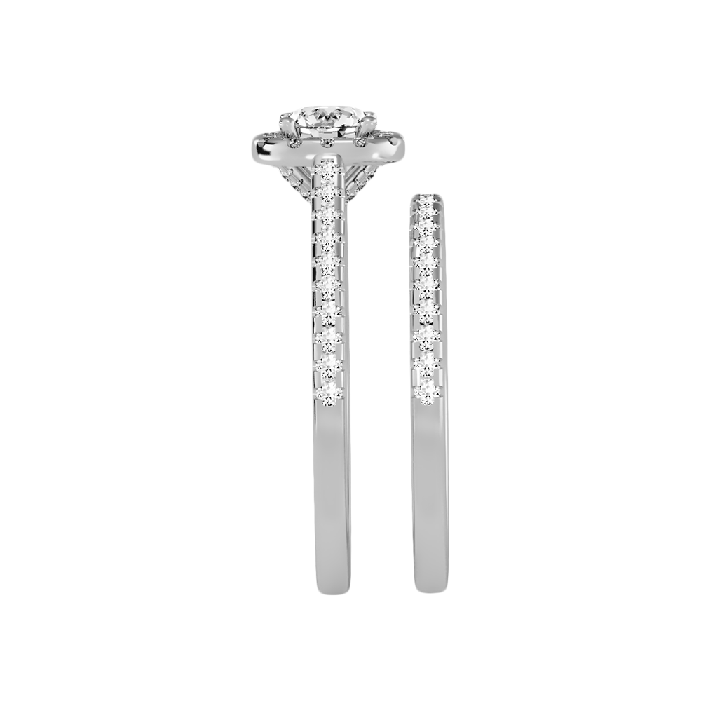 Oriental Bridal Ring Set - Four