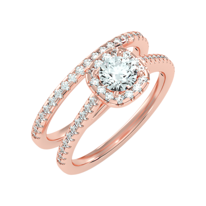 Oriental Bridal Ring Set - Five
