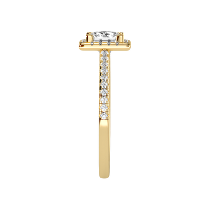 Ornamated Solitaire Ring - Eleven