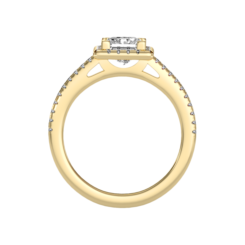 Ornamated Solitaire Ring - Twelve
