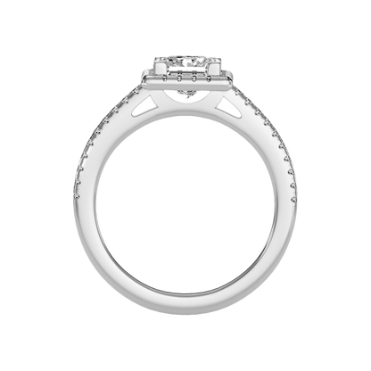 Ornamated Solitaire Ring - Two