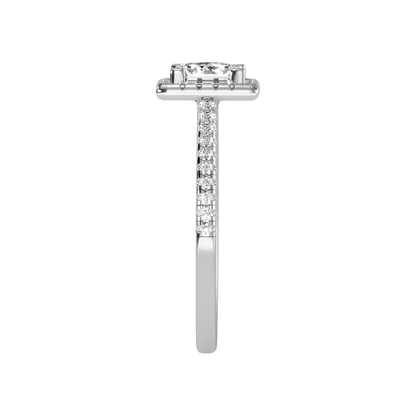 Ornamated Solitaire Ring - Four