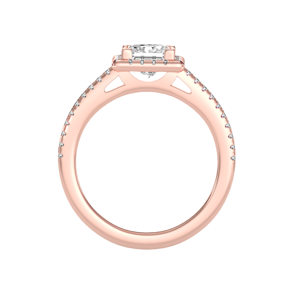 Ornamated Solitaire Ring - Six