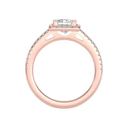 Ornamated Solitaire Ring - Six