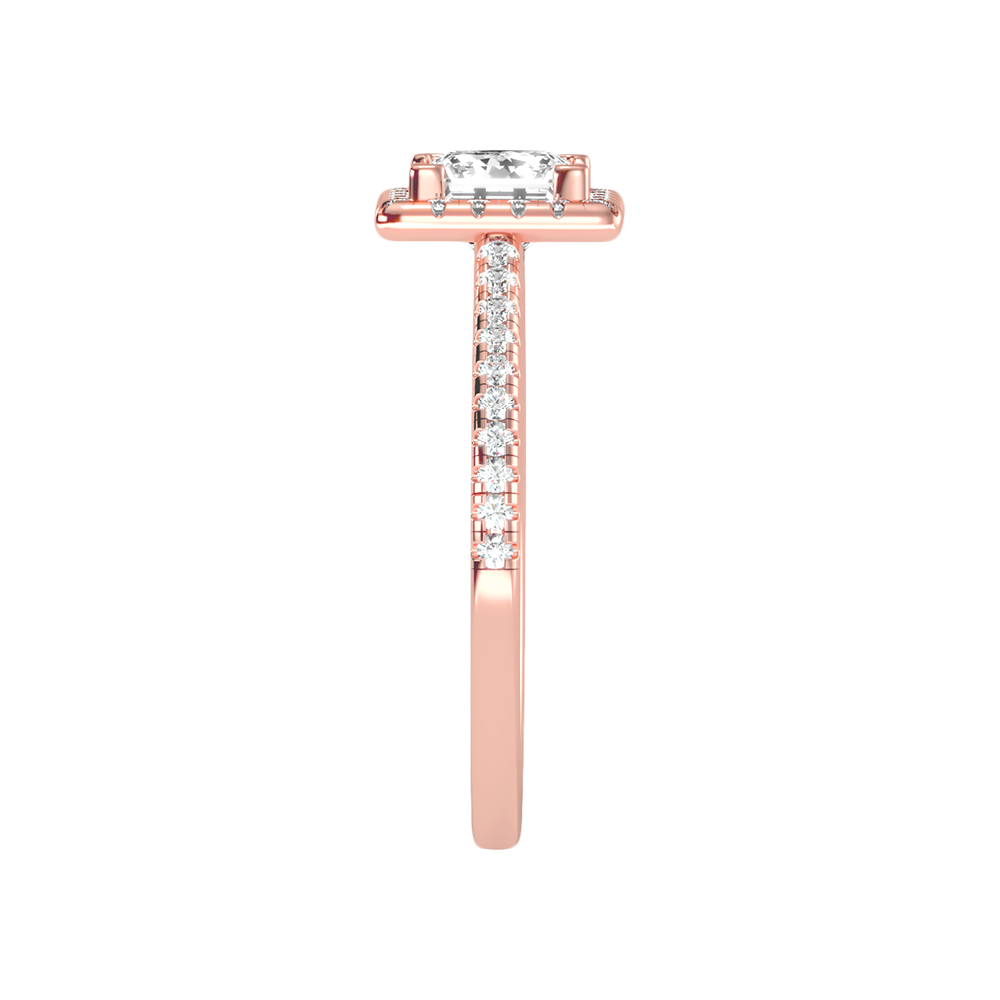Ornamated Solitaire Ring - Eight