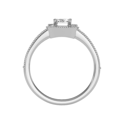 Ornamented Solitaire Ring - Eight