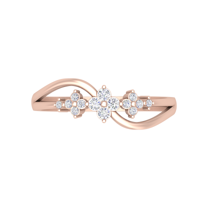 Ornate Ombre Diamond Ring - Two