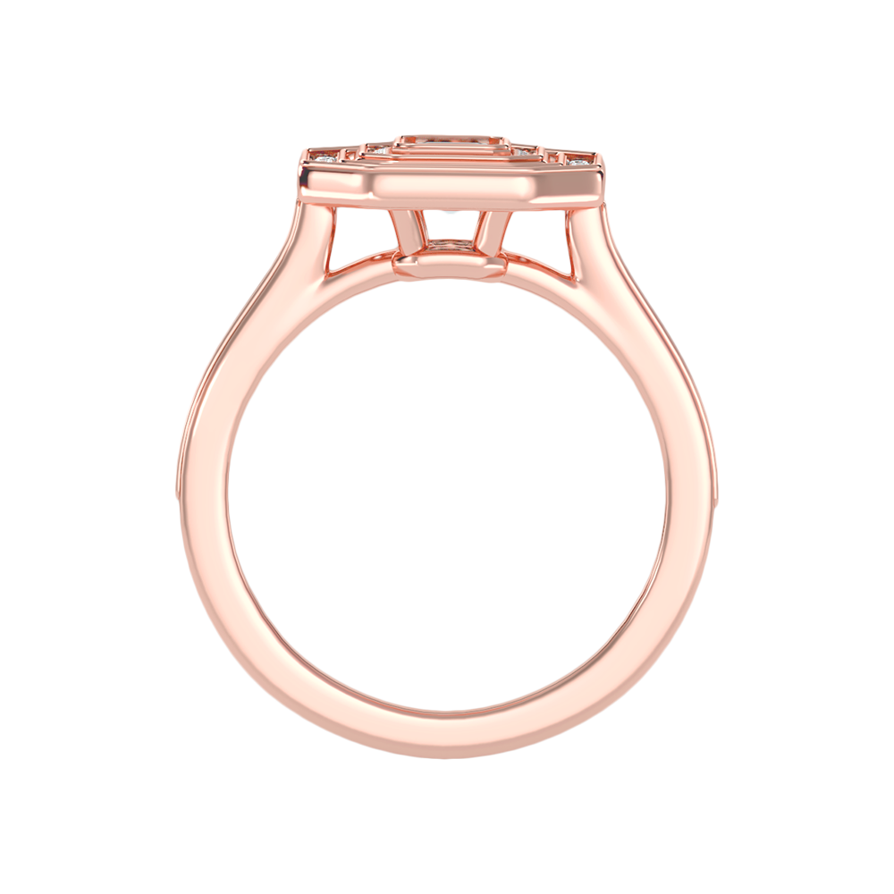 Ornate Solitaire Ring - Eleven