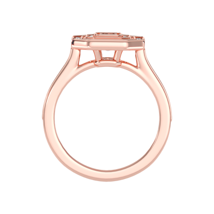 Ornate Solitaire Ring - Eleven
