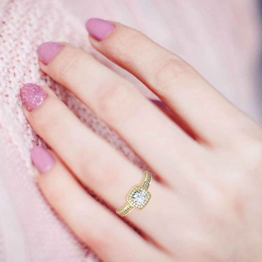Outlandish Halo Ring - One